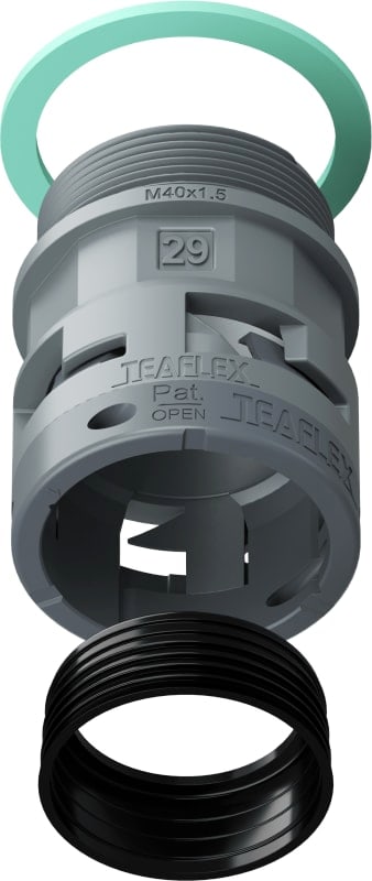 TEAFLEX - RACC.GRIGIO IP68 SM29  M40X1,5