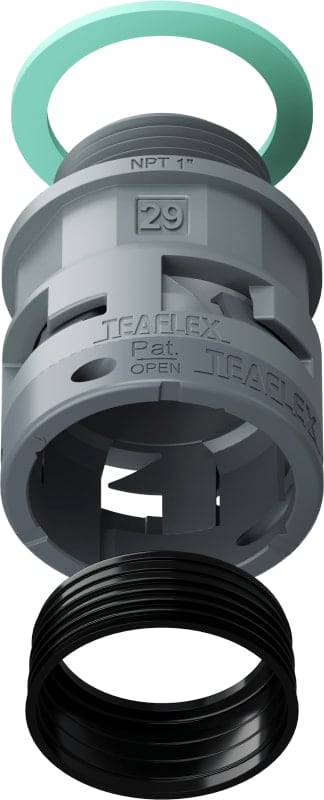 TEAFLEX - RACC.GRIGIO IP68 SM29 NPT1