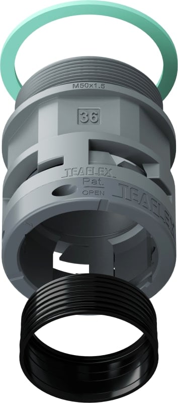TEAFLEX - RACC.GRIGIO IP68 SM36 M50X1,5