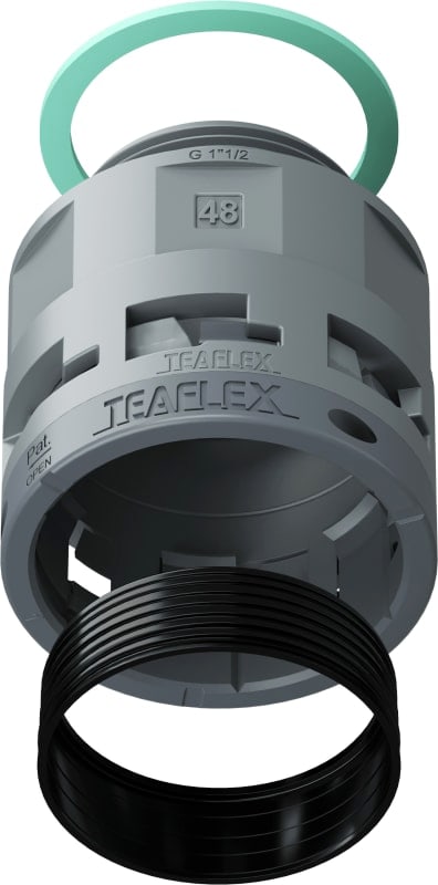 TEAFLEX - RACC.GRIGIO IP68 SM48 G 1 1/2