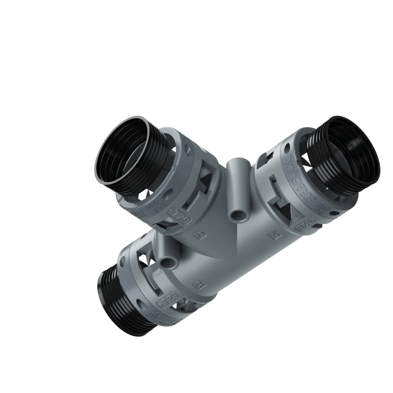 TEAFLEX - RACC. T GRIGIO IP68 29-29-29