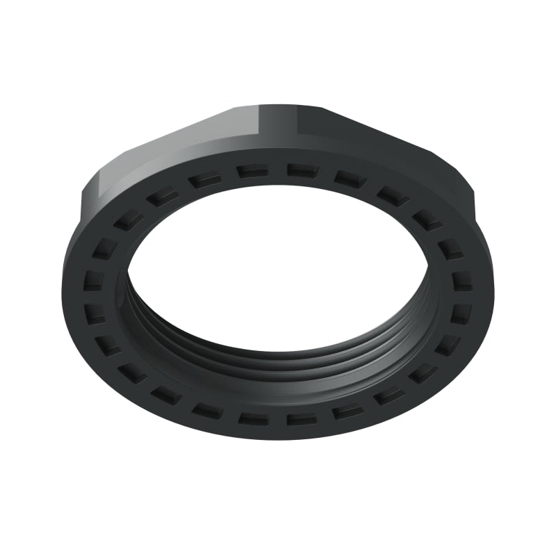 TEAFLEX - CONTRODADO PA6 ISO32  NERO