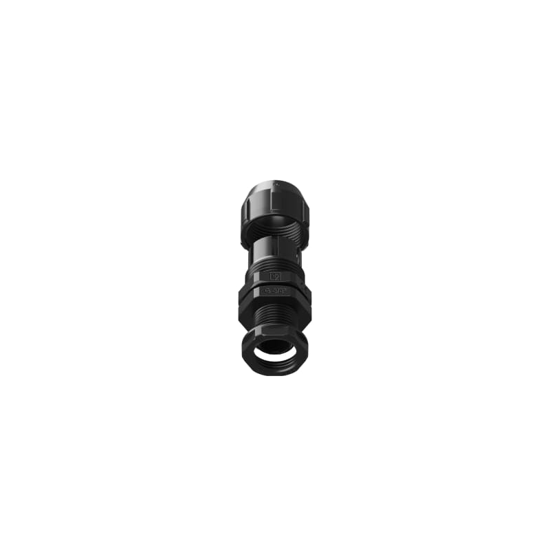 TEAFLEX - RACCORDO GLM12 3/8' NERO