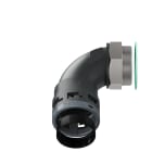 TEAFLEX - CURVA 90 IP68 BN48 PG48 NERO