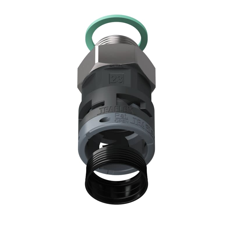 TEAFLEX - RACC.NERO   IP68 SM23  M25X1,5