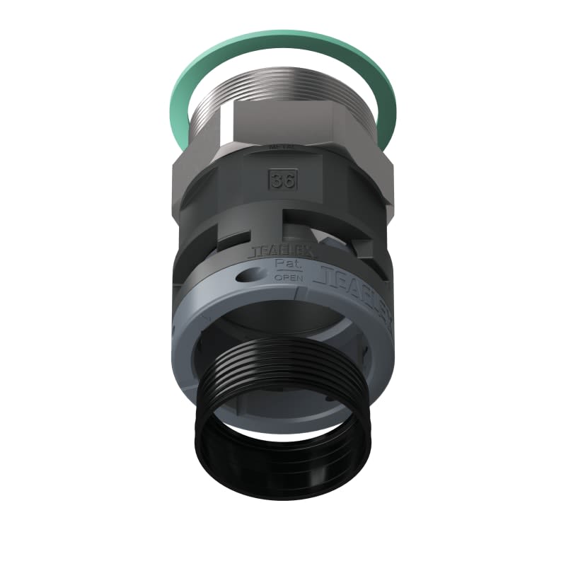 TEAFLEX - RACC.NERO   IP68 SM36  M50X1,5