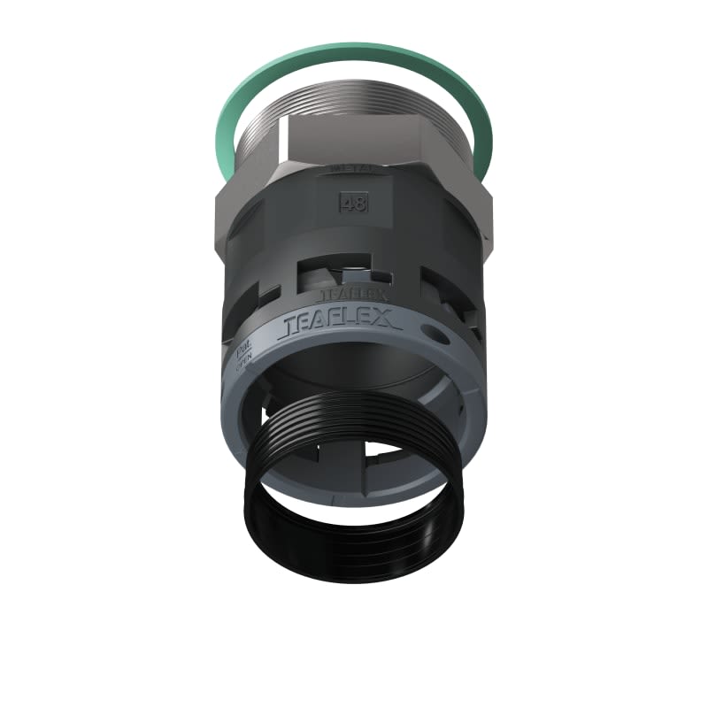 TEAFLEX - RACC.NERO   IP68 SM48  M63X1,5