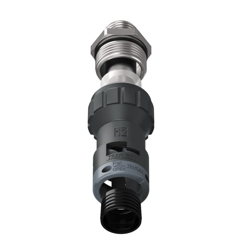 TEAFLEX - RAC.NERO EMC IP68 SM12 M16X1,5