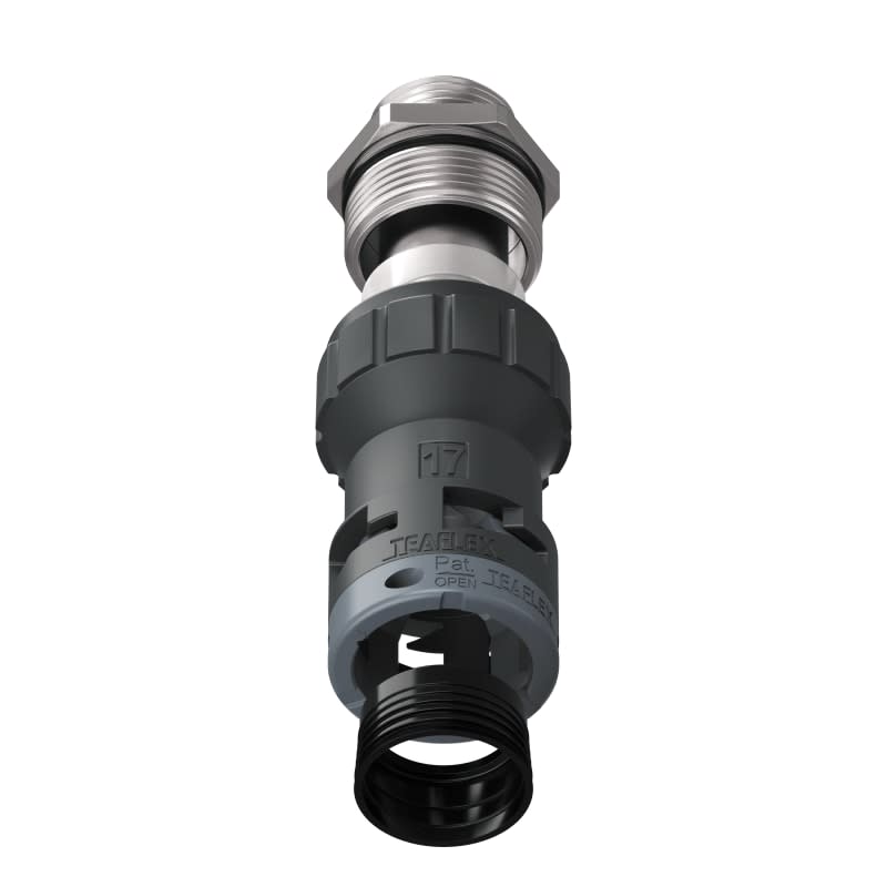 TEAFLEX - RAC.NERO EMC IP68 SM17 PG13,5