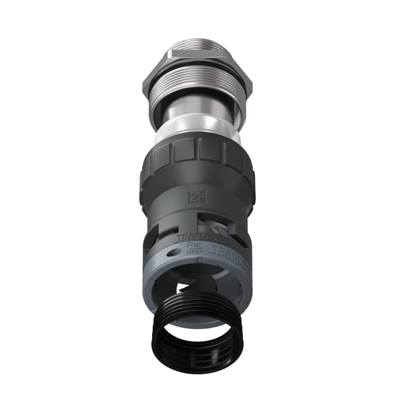 TEAFLEX - RAC.NERO EMC IP68 SM29 M32X1,5