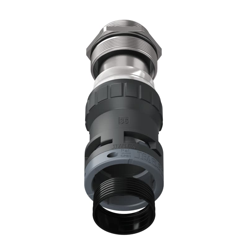 TEAFLEX - RAC.NERO EMC IP68 SM36 M40X1,5