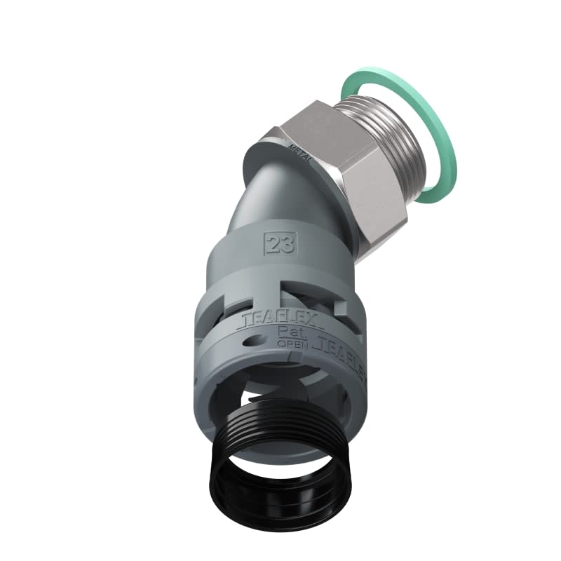 TEAFLEX - CURVA 45 IP68 BF23 PG21 GRIGI