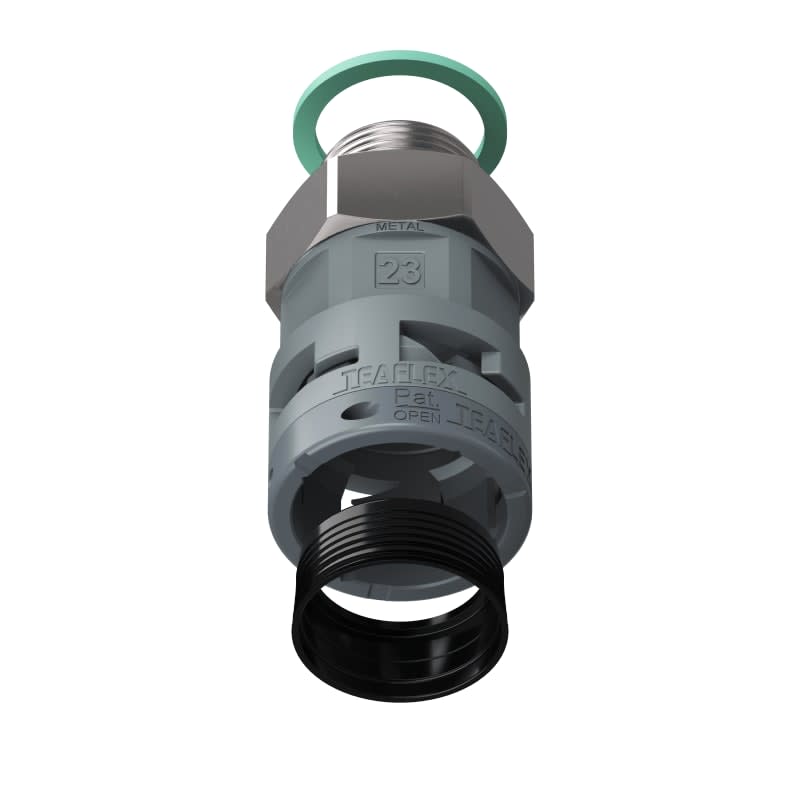 TEAFLEX - RACC.GRIGIO IP68 SM23 M25X1,5