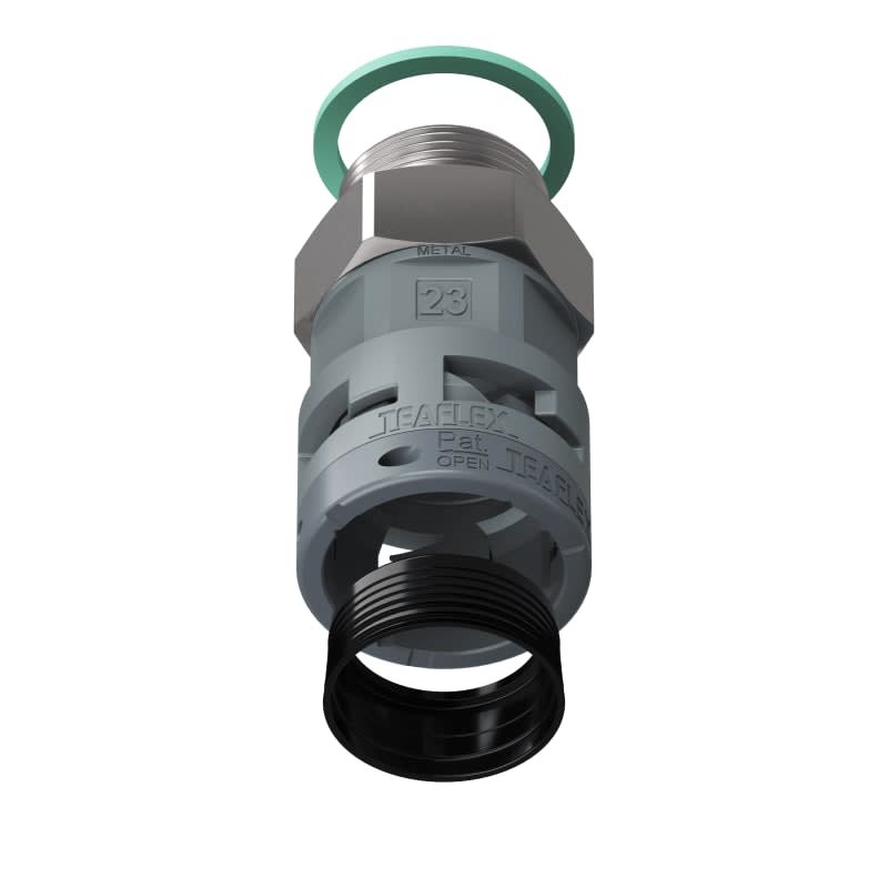 TEAFLEX - RACC.GRIGIO IP68 SM23 PG21