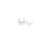 TEAFLEX - FISSA GUAINA+CLIP PSC17 PVDF