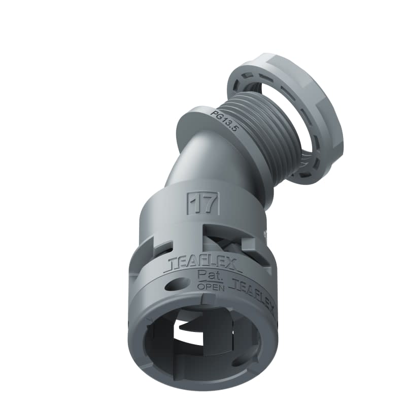 TEAFLEX - CURVA 45 IP66 BF17 PG13 GRIGI