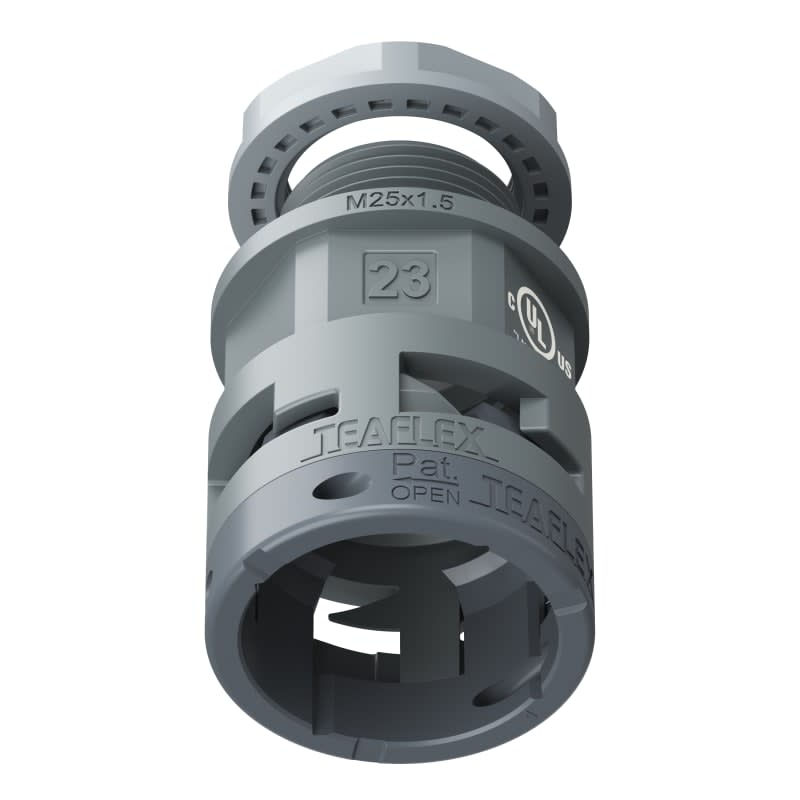 TEAFLEX - RACC.GRIGIO IP66 SM23 M25X1,5