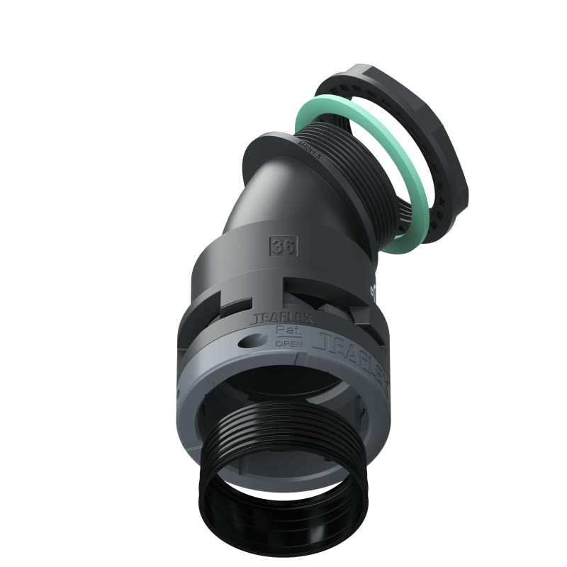 TEAFLEX - CURVA 45 IP68 BF36 M40 NERO