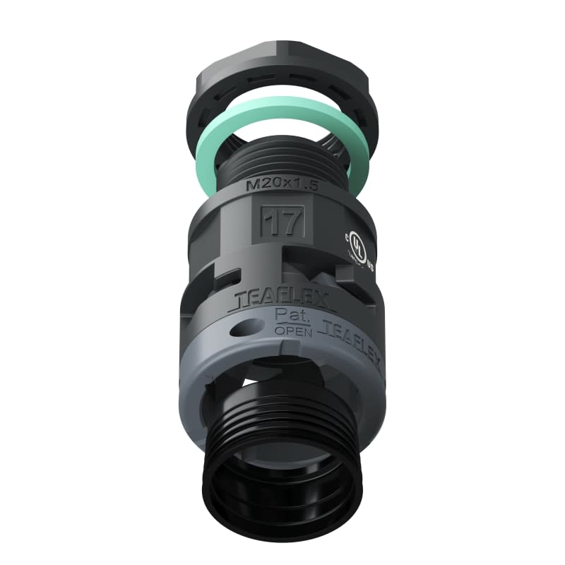 TEAFLEX - RACC.NERO   IP68 SM17  M20X1,5