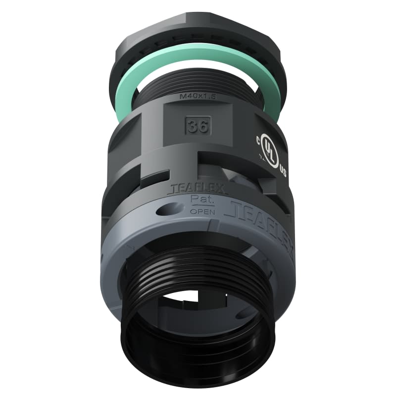 TEAFLEX - RACC.NERO   IP68 SM36  M40X1,5