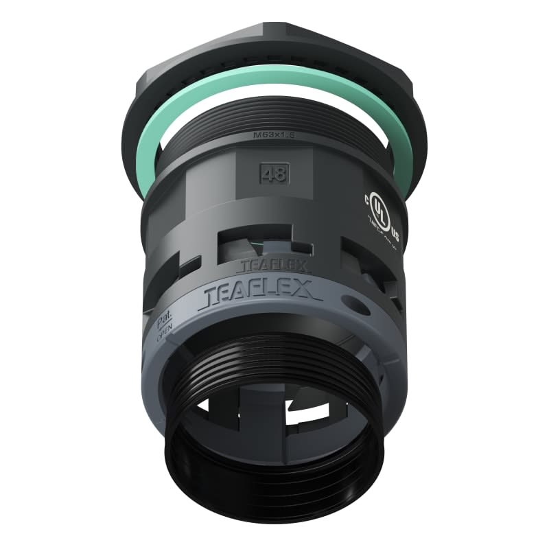 TEAFLEX - RACC.NERO IP68 SM48 M63X1,5
