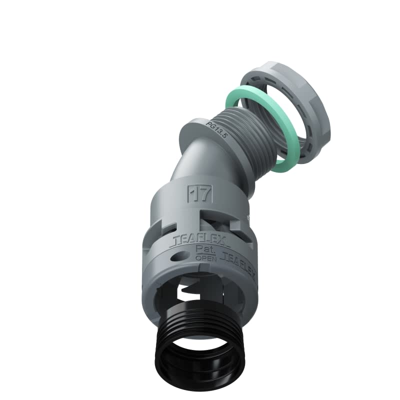 TEAFLEX - CURVA 45 IP68 BF17 PG13 GRIGI