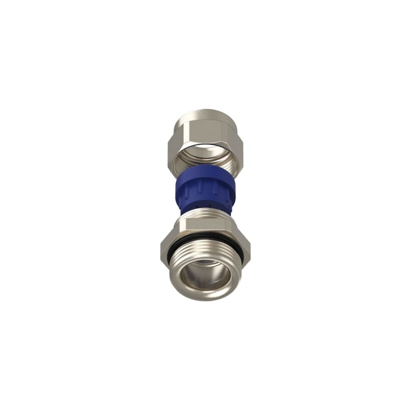TEAFLEX - Pressacavo ISO25 FF per installazioni ferroviarie in ottone nichelato IP68.