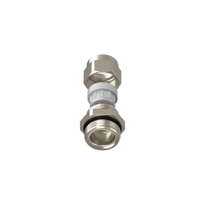 TEAFLEX - Pressacavo ISO25 FF per installazioni ferroviarie in ottone nichelato IP68.