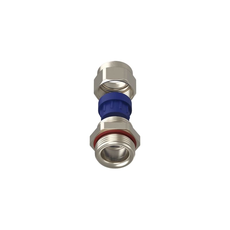TEAFLEX - Pressacavo SF IP68 per installazioni ferroviarie in ottone nichelato TPE -40, ISO25 7 -10,5.