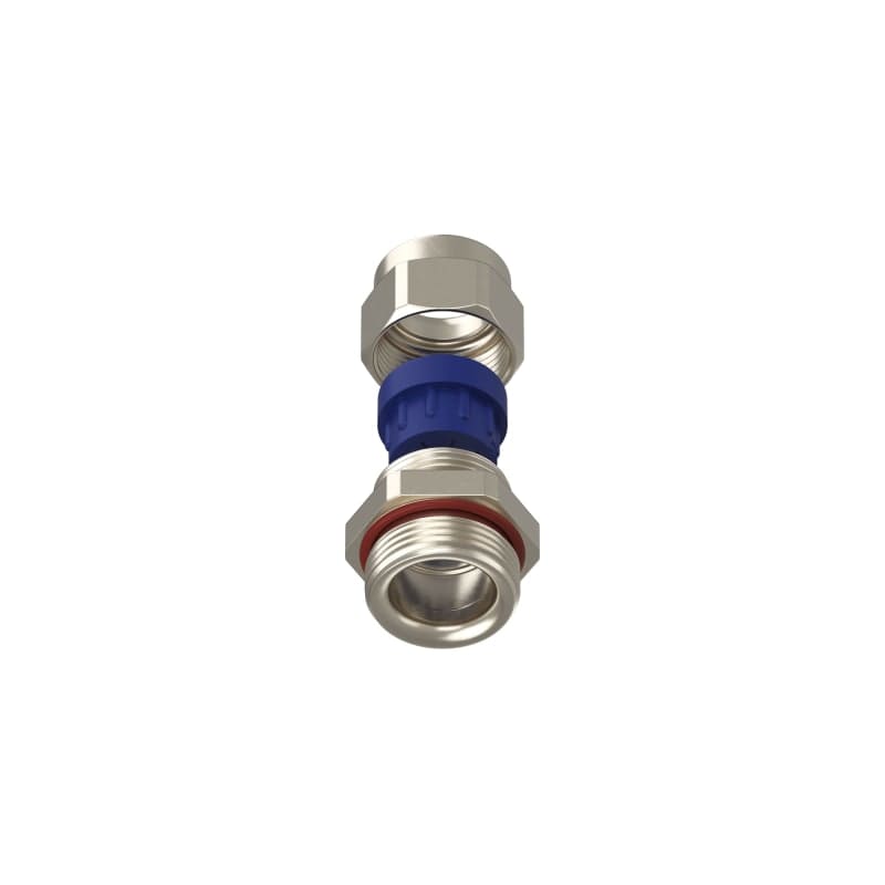 TEAFLEX - Pressacavo SF per installazioni ferroviarie in ottone nichelato IP68 ISO25 9-13 TPE -40.