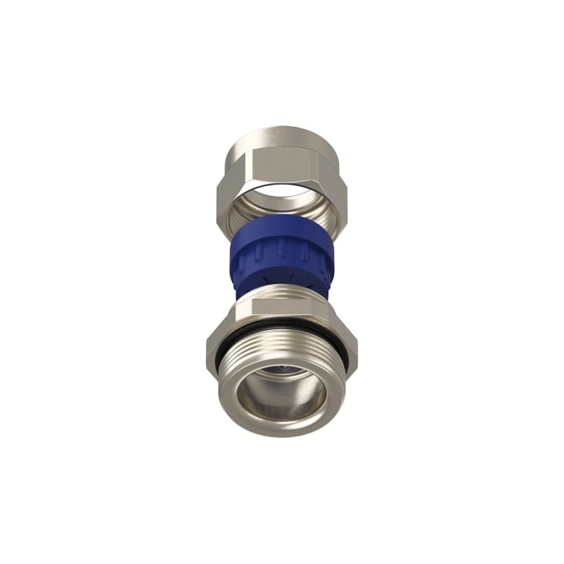 TEAFLEX - Pressacavo ISO32 14-18 FF per installazioni ferroviarie in ottone nichelato IP68.