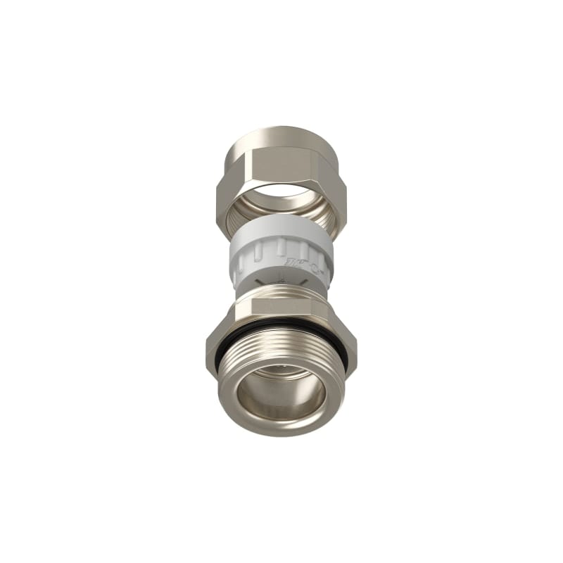 TEAFLEX - Pressacavo ISO32 14-18 FF per installazioni ferroviarie in ottone nichelato IP68.