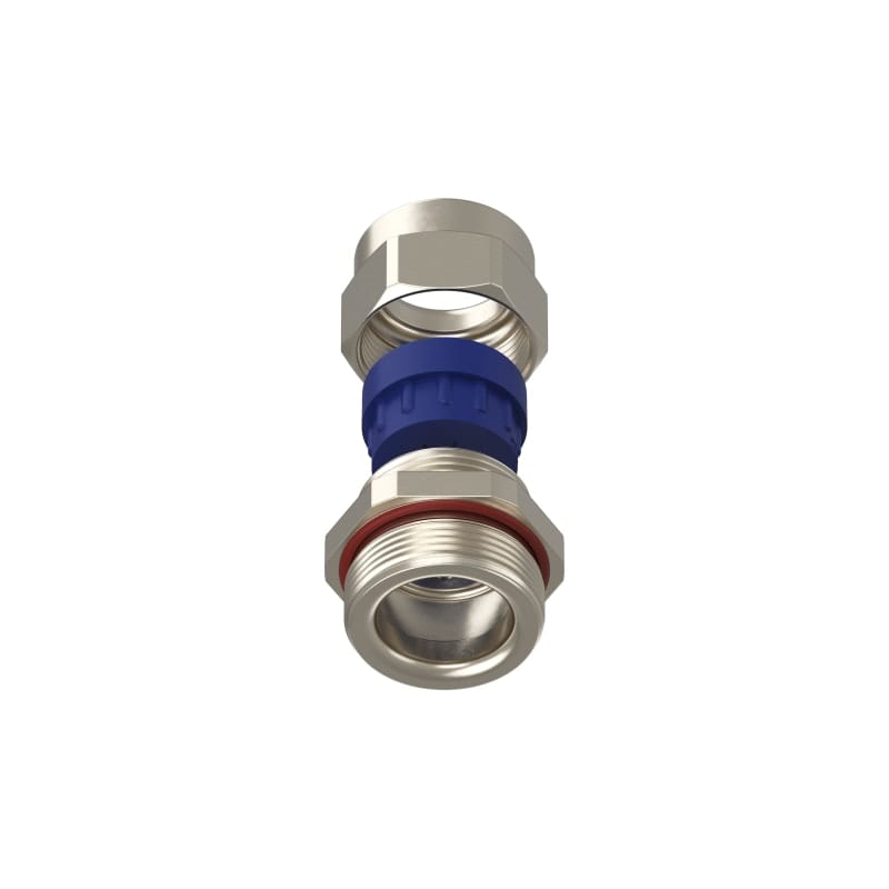TEAFLEX - Pressacavo SF IP68 per installazioni ferroviarie in ottone nichelato TPE -40 ISO32 9-13.
