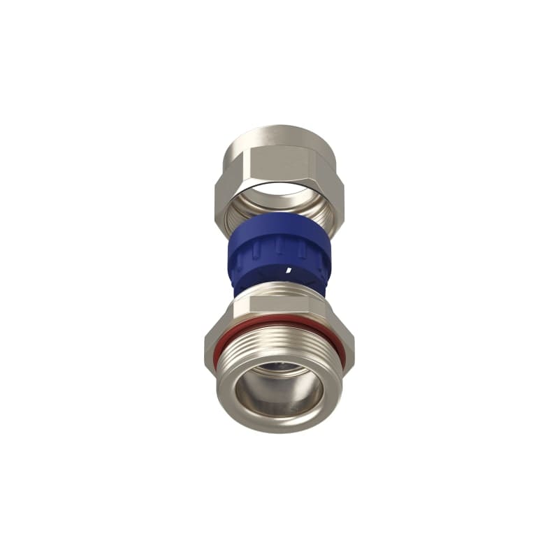 TEAFLEX - Pressacavo SF per installazioni ferroviarie in ottone nichelato IP68 -20,5 TPE -40.