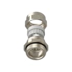 TEAFLEX - Pressacavo ISO40 24-28 FF per installazioni ferroviarie in ottone nichelato IP68.