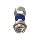 TEAFLEX - Pressacavo ISO40-28 TPE IP68 per installazioni ferroviarie in ottone nichelato. 140SF28