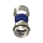 TEAFLEX - Pressacavo ISO50 27-32 FF per installazioni ferroviarie in ottone nichelato IP68.
