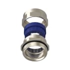 TEAFLEX - Pressacavo ISO50-34 FF per installazioni ferroviarie in ottone nichelato IP68. 150FF34