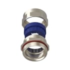 TEAFLEX - Pressacavo ISO50-32 TPE IP68 per installazioni ferroviarie in ottone nichelato.