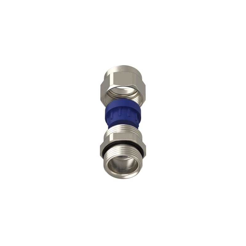 TEAFLEX - Pressacavo PG16 4-6,5 FF per installazioni ferroviarie in ottone nichelato IP68.