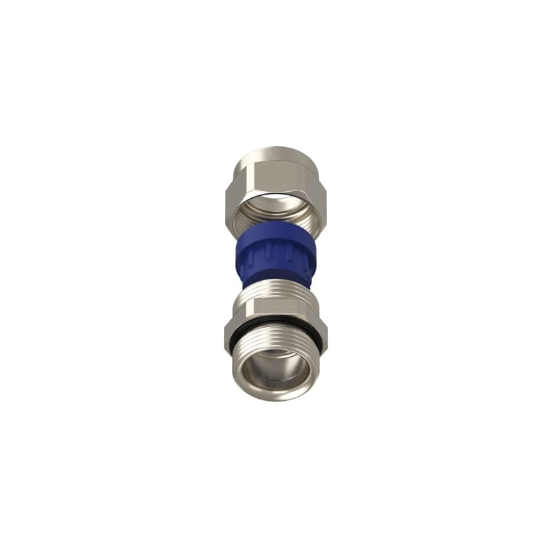 TEAFLEX - Pressacavo PG16 5-8 FF per installazioni ferroviarie in ottone nichelato IP68.