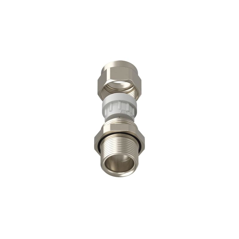 TEAFLEX - Pressacavo PG16-15mm 7-10,5 per installazioni ferroviarie in ottone nichelato IP68.