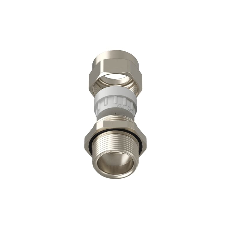 TEAFLEX - Pressacavo PG21-15mm. 9-13 per installazioni ferroviarie in ottone nichelato IP68.