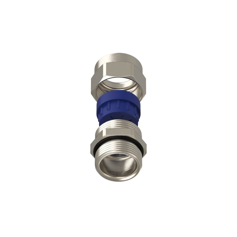 TEAFLEX - Pressacavo PG21 14-18 FF per installazioni ferroviarie in ottone nichelato IP68.