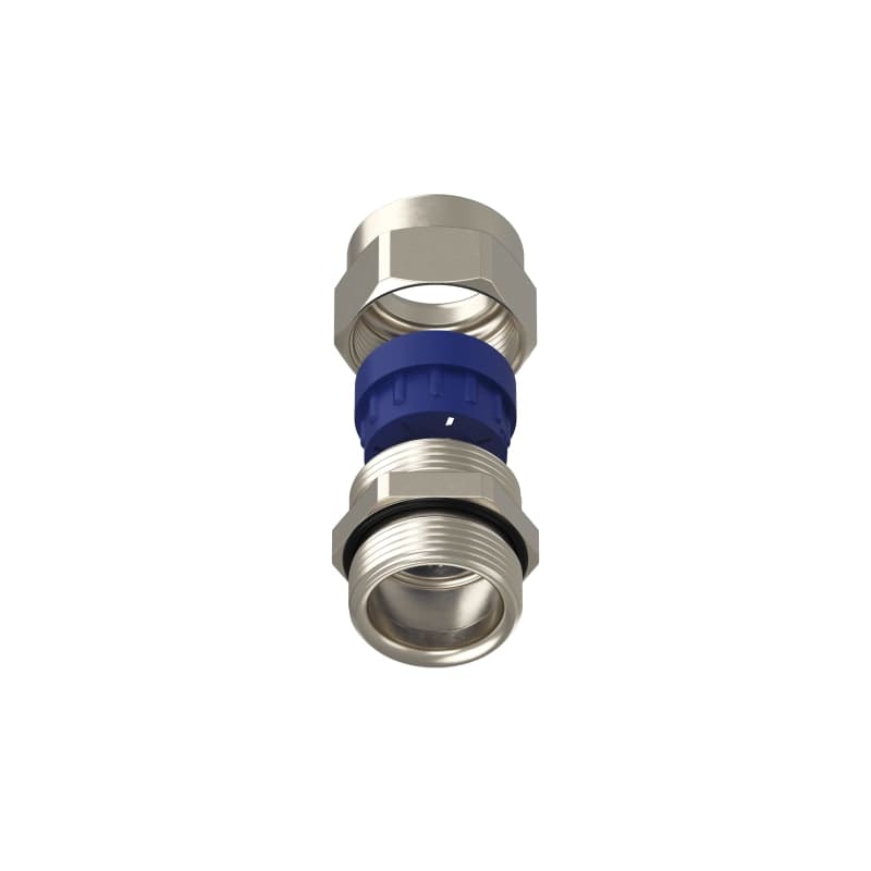 TEAFLEX - Pressacavo PG21 17 -20,5 FF per installazioni ferroviarie in ottone nichelato IP68.