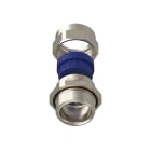 TEAFLEX - Pressacavo PG29-15MM.11,5-15,5 FF per installazioni ferroviarie in ottone nichelato IP68. 155FF16-15