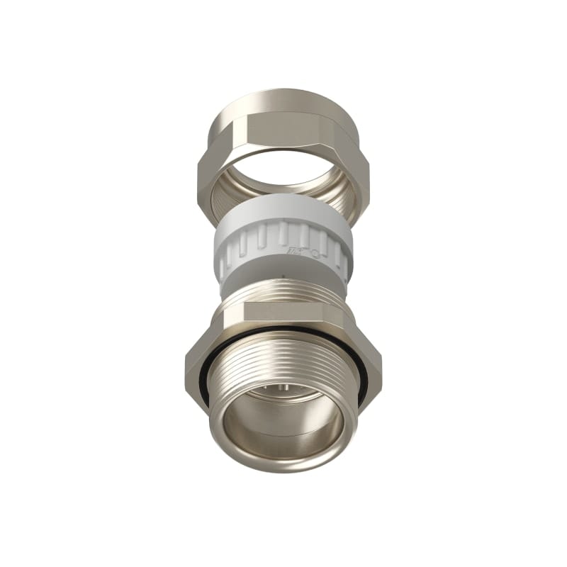 TEAFLEX - Pressacavo PG29-15MM.11,5-15,5 FF per installazioni ferroviarie in ottone nichelato IP68. 155FF16-15K