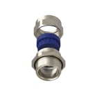 TEAFLEX - Pressacavo PG29-15MM.14-18 FF per installazioni ferroviarie in ottone nichelato IP68.
