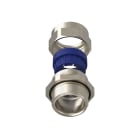 TEAFLEX - Pressacavo PG29-15mm.24-28 per installazioni ferroviarie in ottone nichelato IP68. 155FF28-15