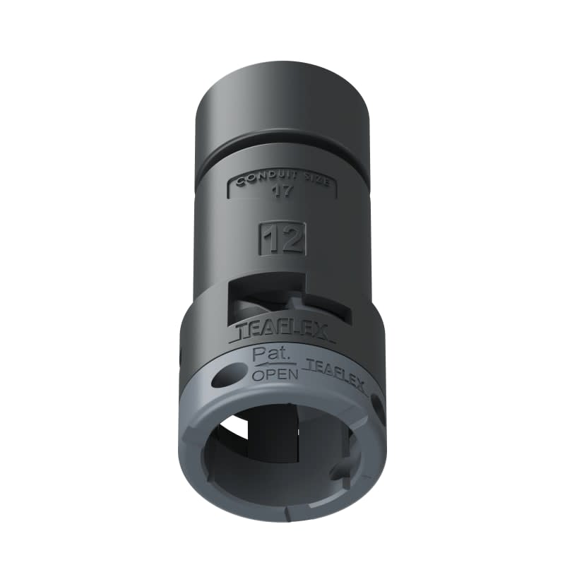 TEAFLEX - RACC.ADATTATORE NERO IP66 1712